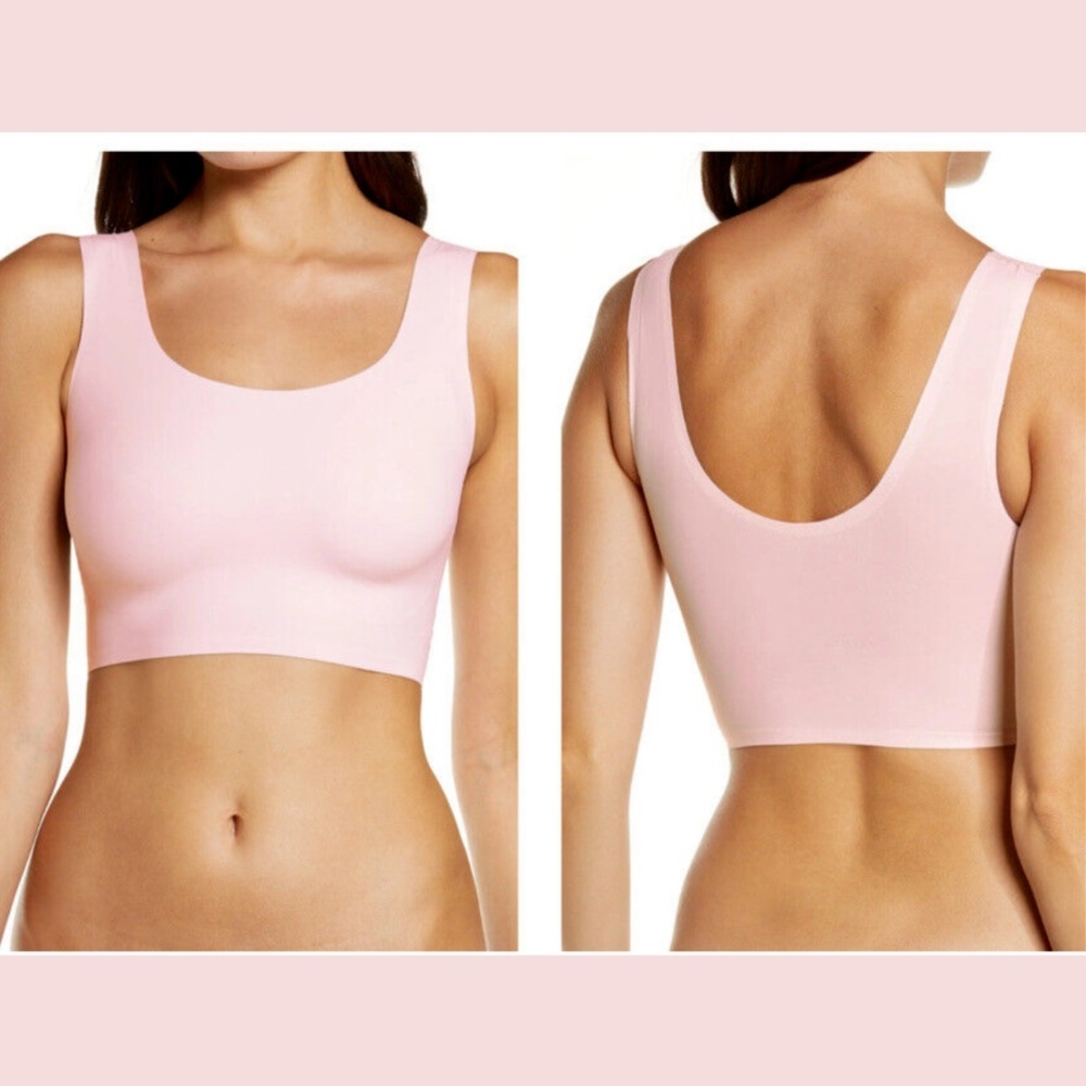 NWT $49 True & Co.‎ [ XS ] True Body Scoop Neck Bralette in Pink